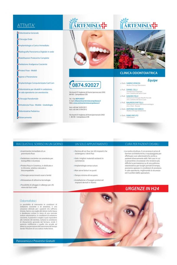 Brochure, Pieghevole, Cataloghi, Flyer, Volantini, Grafica Campboasso